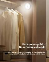 Lámpara Nocturna LED Con Sensor De Movimiento Recargable Por USB Para Armario De Cocina Escalera Luz De Armario Inalámbrica - details 1