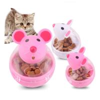Juguete Interactivo Para Gatos Alimentador De Alimentos Con Bola De Rata Dispensador De Comidas Plástico Divertido Para Gatos Tamaño Pequeño - details 4