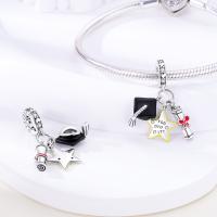 Encantos De Viaje Para Café Plata Charms Para Perros Y Gatos Corazón De Cuentas Adecuados Para Pulsera Original DIY Tendencia Clásica Vintage Romántica - details 560