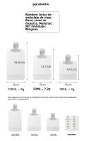 5pcs Botellas De Cosméticos Desechables Portátiles Para Viaje Loción Lavado De Cuerpo Shampoo Y Limpieza Facial Sellaje a Prueba De Fugas - details 0