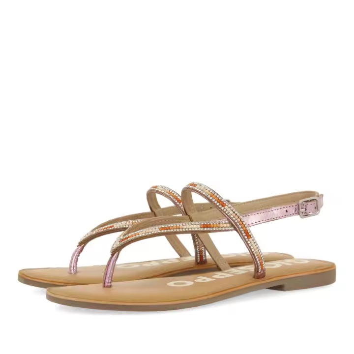 Gioseppo Sandalias Rosa con Adorno de Cuentas para Mujer Sullana - 1