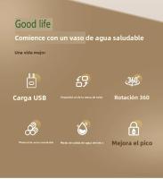 Bomba De Agua Eléctrica Inteligente Recargable Dispensador Automático Para Botella De Agua De Galón Portátil Para El Hogar Y La Oficina - details 1