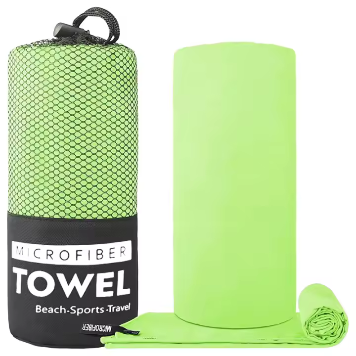 Toalla Deportiva De Microfibra Secado Rápido Con Bolsillo Para Yoga Playa Gimnasio Y Piscina Absorbente Ultraligera Portátil - 1