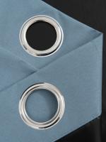 1pc Cortinas De Blackout Total 100% Con Grommets Para Sala De Estar Y Dormitorio Material De Poliéster Resistente Al Químico - details 16