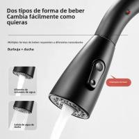Grifo De Cocina De Acero Inoxidable 304 Con Mangue Pull out 360 Grados Tope Único Roce De Cera Grifo De Piscina Con Cabezal De Rociador - details 2