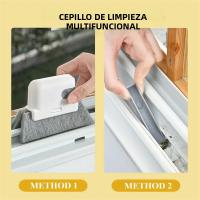 Cepillo De Limpieza Para Ventanas Y Ganas Removible De Plástico Para El Hogar Limpiador De Rincones Muertos Y Ranuras De Armarios - details 8
