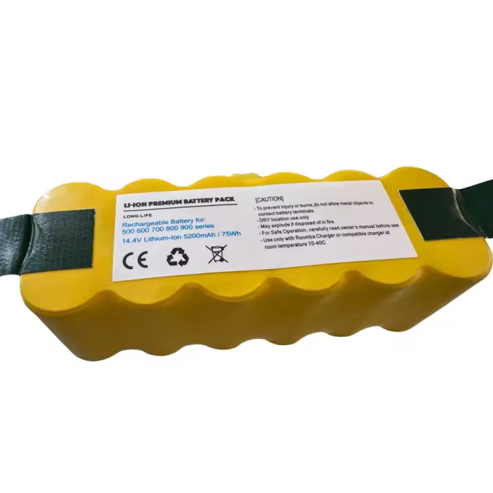 Premium Bateria de Litio 5200mAx / 75Wh 560 561 562 563 PET 564 PET 565 570 571 572 573 pet 574 575 576 578 580 581 585 587 589 595 599 Compatible con Roomba Robot Aspirador - 1