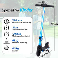 Patinete Eléctrico Plegable para Niños Luz de Seguridad LED Diseño Ligero para Facilitar el Portación Ideal para Viajes en Familia Divertido y Seguro para Niños y Niñas - details 3