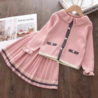 Conjunto De Ropa De Niña Melario Princesa Cartoon Suéteres Y Abrigos Con Volante 2PCS Ropa De Invierno Para Niñas Talla 4-6Años - details 25