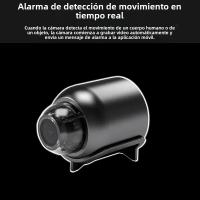 Cámara De Seguridad Inalámbrica 1080P X5 Con Visión Nocturna Y Detección De Movimiento Cámara Mini Para Monitoreo De Hogar Inteligente - details 12