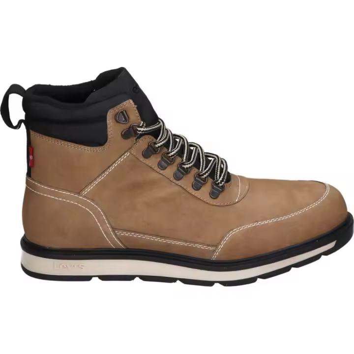 LEVI'S | Botas LEVI'S Axel para Hombre – Botas Planas en Color Marrón con Detalles – Bota con Cordones – Estilo Casual – Para Invierno – Cómodas y Versátiles - 1