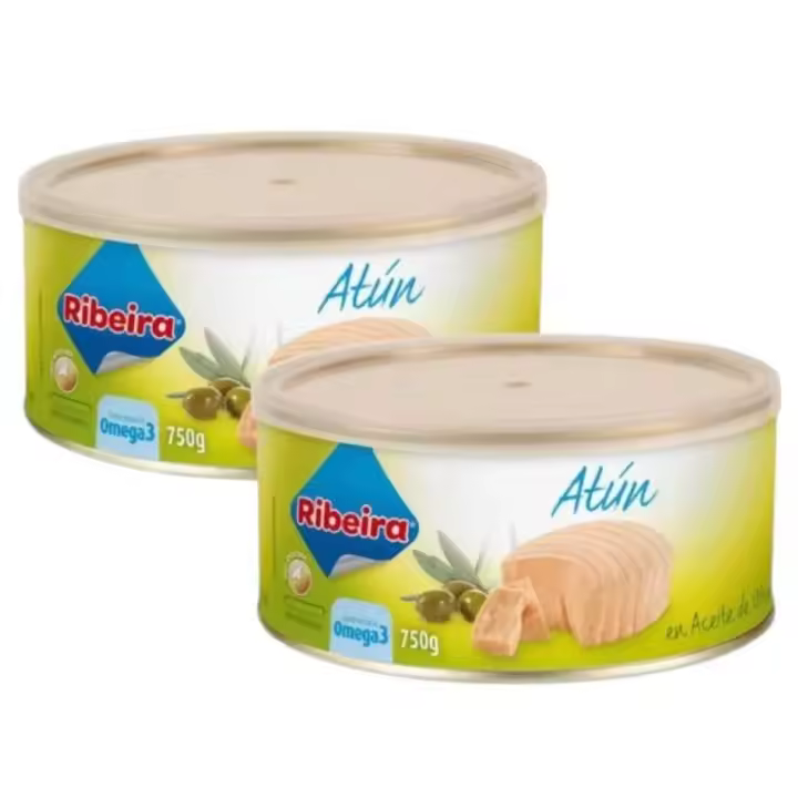 2 Uds. Atún en Aceite Oliva. Ribeira 750g - 1