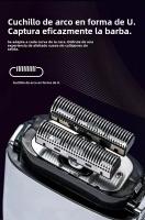 Cortador De Pelo Kemei KM-TX1 KM-2010 KM-1949 Profesional Recargable Para Hombres Corte De 0.5-10 Mm Acero Inoxidable Plata Y Oro - details 18