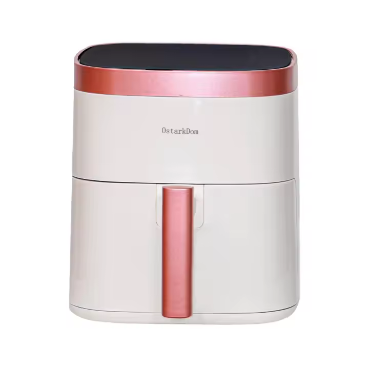 Ostark Freidora de Aire 5L 5.5L 6L 16L Sin Aceite, 1400W, Pantalla Táctil, 80-200°C, 60 Min Temporizador, Capacidad Grande, Fácil Limpiar, 220-240V ~ Para Cocina Saludable - 1