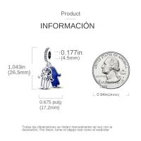 Pulsera Ajustable De Encanto De Conejo Original Plata Esmaltada Para Mujer Joyería De Moda Hecha a Mano Con Cuentas De Zirconia - details 6