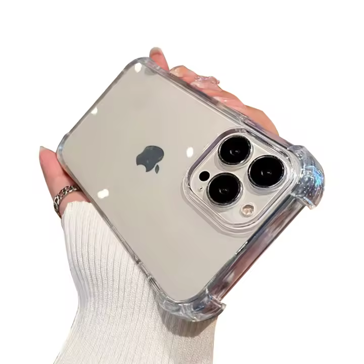 Funda Transparente De Silicona Para iPhone 13 12 11 14 pro Max 8 7 plus X XR XS MAX 6 6S SE 2020 Antichoque Y Resistente Al Agua - 1