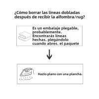 VIKAMA Alfombra De Piso Absorbente Y Antideslizante Para Baño Fácil De Limpieza Estilo De Patrón Impreso Material 100% Poliéster - details 0