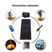 Panel Solar Portátil Flexível Pequeño Y Impermeable 5V USB Para Cargador De Batería Móvil Paneles Solares Plegables - details 15