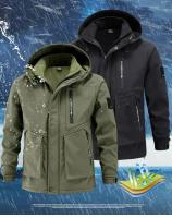 Conjunto Deportivo De Invierno Para Hombre 2 Piezas Chaqueta + Pantalón Deportivo Moda Masculina Ropa De Marca Traje De Pista - details 3