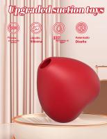 Vibrador Para Mujeres Potente Estimulador De Clítoris Y Pezones Con Succión Vagina Vibrador De Silicona Para Adultos 18 - details 3