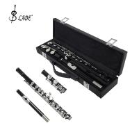 Flute Profesional De Cierre Con 16 Agujeros En Color Negro Kéy C Plata Pintada Con Accesorios Incluidos: Caja Limpieza Y Guantes - details 4