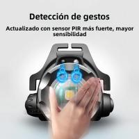 Lámpara Frontal De Pesca Potente Recargable XHP360 1000000LM Luz De Cabeza LED Para Camping Y Senderismo Banco De Energía Incluido Ángulo De Haz 180° Impermeable - details 18