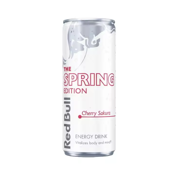 Red Bull Spring Edition Cherry Sakura 25cl caja-24 Austria 600 cl. º - 1