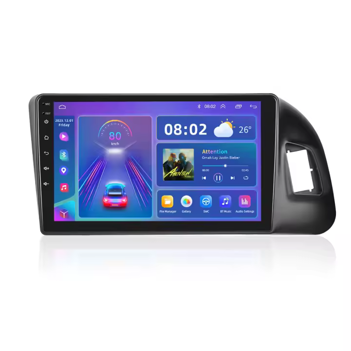 Podofo Radio de coche Android 2 Din para Audi Q5 2010 2011 2012 2013-2018 Carplay 8+128GB AI Voice WIFI+4G DSP GPS Navegación Multimedia Reproductor de Video - 1