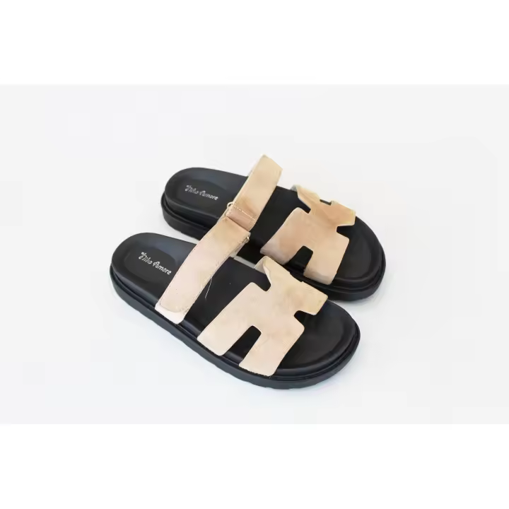 Sandalias Mujer NIKO AMORE – Diseño geométrico “H” y Plantilla Acolchada. Ref: 9988 - 1