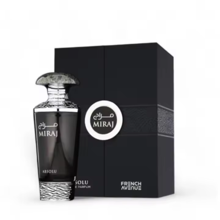 "Perfume Árabe Miraj Absolu French Avenue 100ml | Unisex con Notas Orientales y Amaderadas | Sofisticado y Duradero - 1