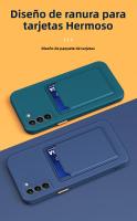 Funda De Silicona Para Samsung Galaxy A73 5G A72 4G A52 A52S A32 A22 A12 Con Porta Tarjetas Y Soporte Antichoque Y Antiarrugas - details 2