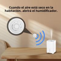 Monitor De Calidad Del Aire Inteligente WiFi Tuya Con Sensor De Formaldehído VOC CO2 Temperatura Humedad Para Escena Doméstica - details 3