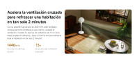 Official | Xiaomi Smart Standing Air Circulation Fan, Circulación por toda la habitación en 2 minutos*, Potente flujo de aire de 1440 m³/h, Alcance de ventilación ultralargo de 13 m, Con conectividad inteligente para varias situaciones* - details 3