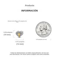 Beadas De Corazón Colorido En Plata Para Joyería De Pulsera Y Collar Con Encanto Para Chicos Y Chicas Accesorios De Moda Irregular - details 171