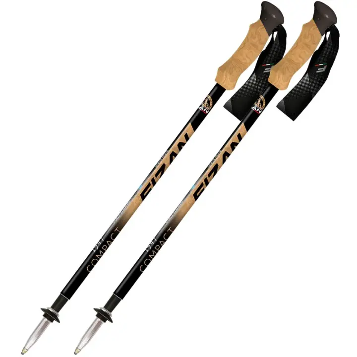 Material senderismo Bastones Fizan Bastones Compact 1947 Dorado Unisex - 1