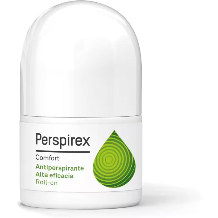 Perspirex ® | Perspirex Comfort | Desodorante Antitranspirante Axilas Roll on para pieles delicadas con efecto anti sudor duradero hasta 3 días | Controla el sudor y el olor cuidando tu piel | 20 Ml - 1
