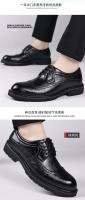 Zapatos De Vestir Para Hombre Cómodos Y Transpirables Antideslizantes Clásicos Para Bodas Y Oficina Material De Cuero Formal Elegante - details 11