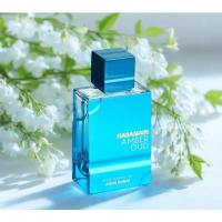 Perfume Arabe 100% Original Amber Oud Aqua Dubai Al Haramain 100 ml – Oriental Fresca y Lujosa Unisex - details 0