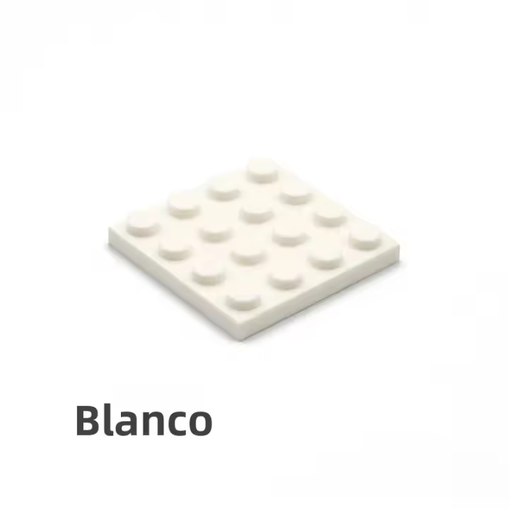 150pcs Bloques De Construcción DIY Figuras Delgadas 4x4 Puntos 12Colores Educativos Creativos Tamaño Compatible Con 3031 Juguetes Para Niños - 1