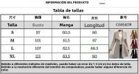 Abrigo De Lana Vintage De Corte Slim Para Mujer Estilo Coreano Doble Filo Otoño Invierno Abrigo Casual De Elegancia Completo - details 0