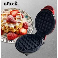 Lolek Gofrera Mini Color Rojo 350W, placas antiadherentes LoLek - details 1