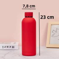 Botella Aislada De Acero Inoxidable 750ml Con Tapa Juguete De Café Frío Portátil Para Conducción Viaje Hogar Capacidad Grande - details 1