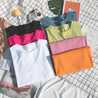 Camiseta De Algodón Y2K Para Mujer Estilo Gótico Básico En 6 Colores Sólidos Camiseta Casual De Manga Corta Apparel De Calle - details 8