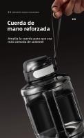 Botella Deportiva TKK 1800ml Capacidad Grande Tritán Resistente Al Calor Para Adultos Viajes Gimnasio Fitness Con Correa Creativa - details 3