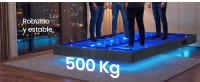 VASAGLE Marco de Cama Flotante, 140 x 200 cm, Bordes Acolchados, LED, 2 Tomas de Corriente, 1 Puerto USB-A, 1 Puerto USB-C, 1 Puerto USB-A Posterior, Carga de 500 kg, Gris Pizarra - details 7
