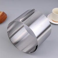 Anillo De Mousse De Acero Inoxidable Molde Circular Ajustable Para Hornear 6-12 Pulgadas Herramienta De Pastelería - details 5
