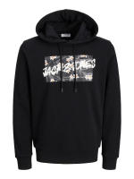 Jack & Jones Hombre Sudadera con capucha de 270 grs Mod JJWAII SHAPE logo estampado Moda Casual Informal Ref 269316 - details 5