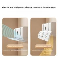 Protector De Viento Ajustable Para Salida De Aire Acondicionado PVC Cubierta Anti-Exceso De Ventilación Y Polvo - details 7
