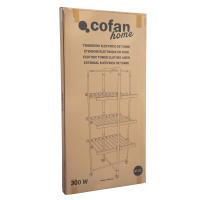 Cofan Tendedero Eléctrico de Torre | 4 Ruedas Omnidireccionales con Freno | Potencia: 300 W | Tendedero Portátil con Secado Rápido - details 2