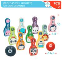 WOOMAX Fisher-Price Juego bolos de madera - details 4
